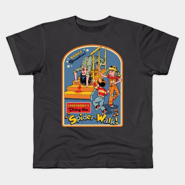 Everybody's Doing The Spider-Walk Kids T-Shirt by Steven Rhodes